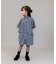Striped Knee Length Shirt Dress