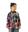 Uneven Colorful Plaid Shirt