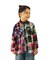 Uneven Colorful Plaid Shirt