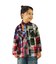 Uneven Colorful Plaid Shirt