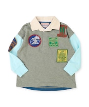 Patch Long Sleeve Rugger Shirt