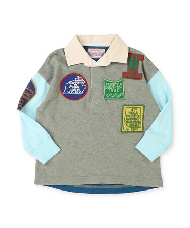 Patch Long Sleeve Rugger Shirt