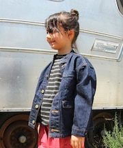 Striped Cotton Jersey Boat-neck Long Sleeve Tee