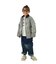 Denim Switched Design Pants