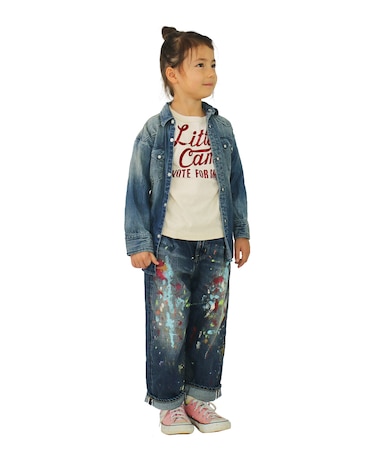 Airy Denim Ink 5P Long Pants