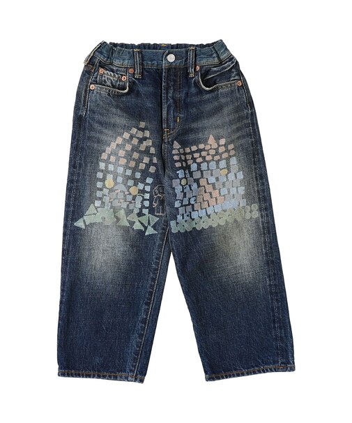 12oz HOME MADE Denim Printed Long Pants