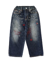 12oz HOME MADE Denim Embroidered Long Pants