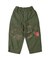 Military Backsatin Scribble Pants
