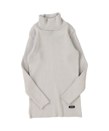 Washable Cotton L/S Turtleneck Knit