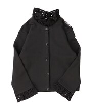Ruffled Cardigan