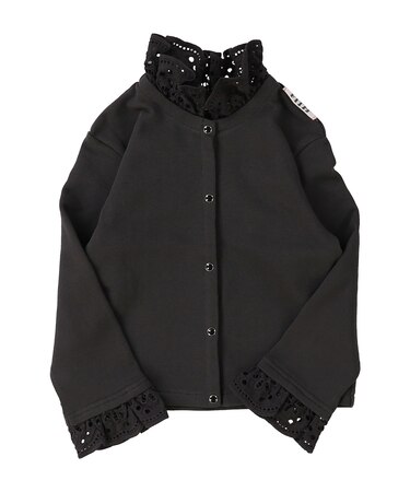 Ruffled Cardigan