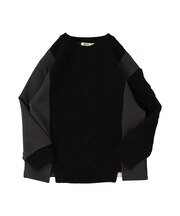 Pile and Knit Docking Pullover