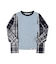 Cotton Jersey x Plaid L/S Shirt