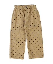 Dot Back Satin Pants