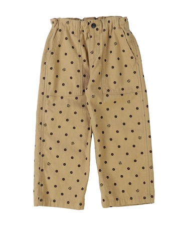 Dot Back Satin Pants