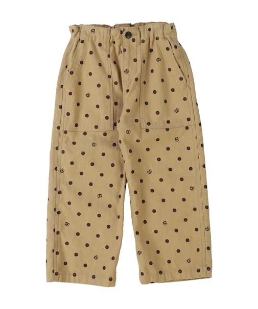 Dot Back Satin Pants