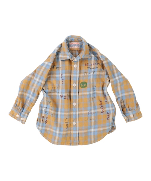Plaid Scribble Shirt