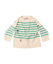 Striped Scribble L/S Tee