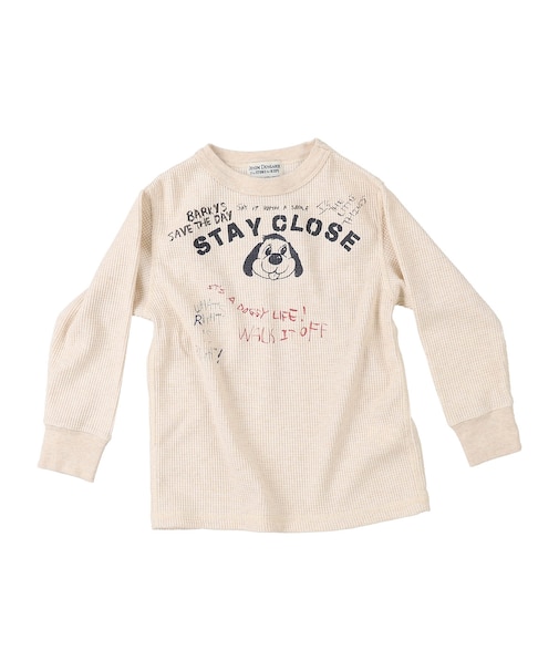Scribble Waffle L/S Tee