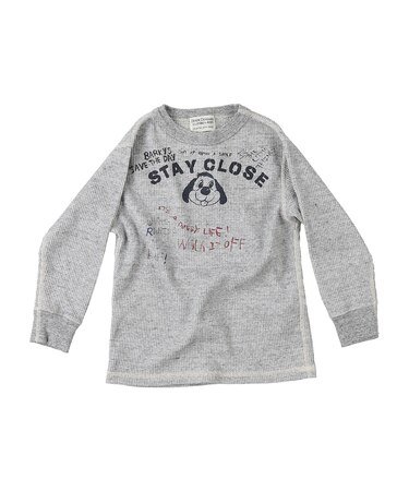 Scribble Waffle L/S Tee