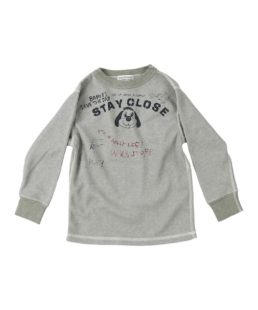 Scribble Waffle L/S Tee