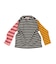 Striped Cotton Jersey Boatneck L/S Tee