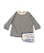 Striped Cotton Jersey Apron L/S Tee