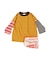 Striped Cotton Jersey Apron L/S Tee