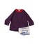 Striped Cotton Jersey Apron L/S Tee