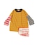Striped Cotton Jersey Apron L/S Tee