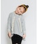 Glitter Waffle Unique Hem Tee