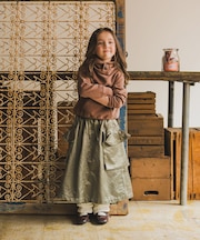 Ruffle Flap Skirt