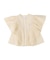 Ripstopped Sheer Taffeta Butterfly Sleeve Blouse