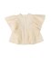 Ripstopped Sheer Taffeta Butterfly Sleeve Blouse