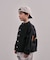 Back Satin Graffiti Bandcollar Jacket