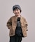 Back Satin Graffiti Bandcollar Jacket