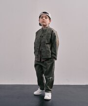 Back Satin Graffiti Balloon Pants