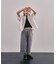 Cotton Dobby Ombre Plaid Pants