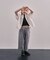 Cotton Dobby Ombre Plaid Pants