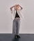 Cotton Dobby Ombre Plaid Pants