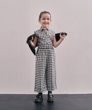Gingham Check Overalls