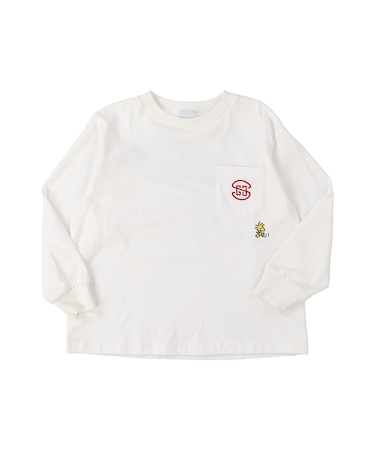 SNOOPY BASEBALL L/S Tee