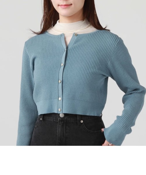 ２ｗａｙワッフルニットカーディガン