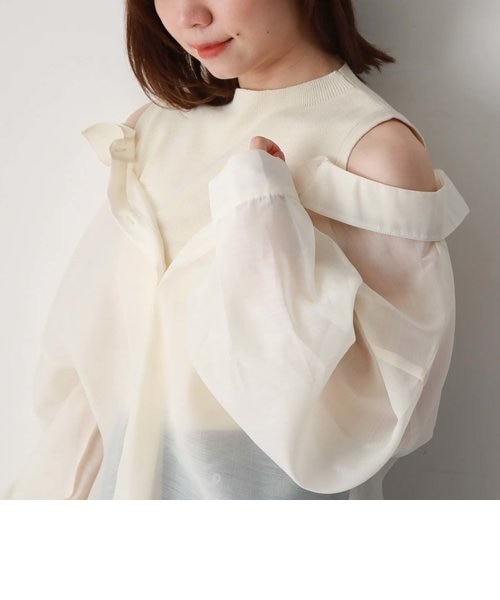 ビアズリー　マルチウェイシャツ美品 ビアズリー マルチウェイシャツ美品