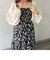 ２Ｗａｙ花柄シャーリングノースリーブワンピース