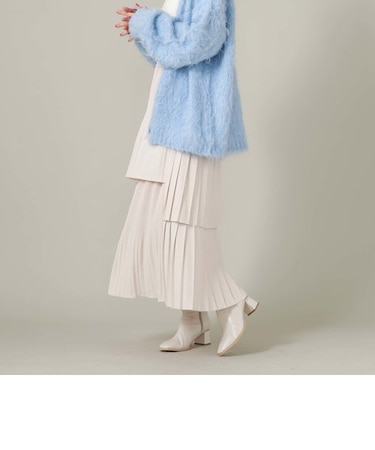 プリーツティアードスカート／