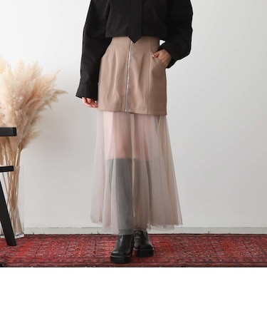 マルチＷａｙチュールレイヤードスカート