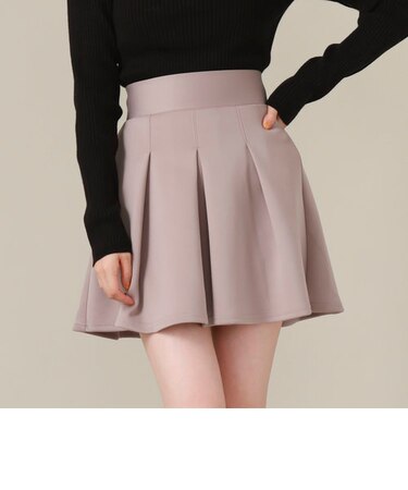 ポンチフレアミニスカート