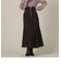 フロントＺＩＰ配色ステッチマーメイドスカート