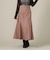 フロントＺＩＰ配色ステッチマーメイドスカート